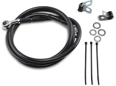 Drag Specialties Extended Stainless Steel Front Brake Line Kit 50in. B