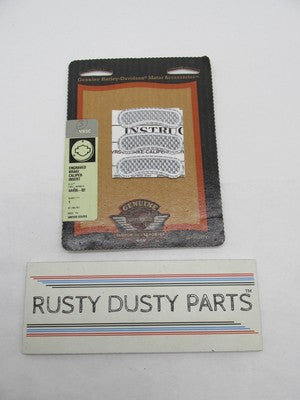 Harley-Davidson Genuine NOS VRSC Carbon Engraved Brake Caliper Insert