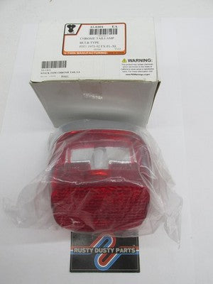 V-Twin NOS Chrome Stock-Type Tail Lamp Assembly for Harley-Davidson 33