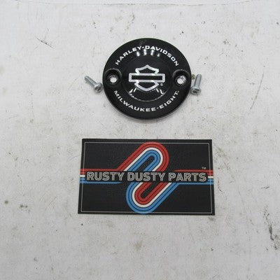 Harley Davidson Genuine M8 Timer Cover Insert Touring Softail Blk w Ha