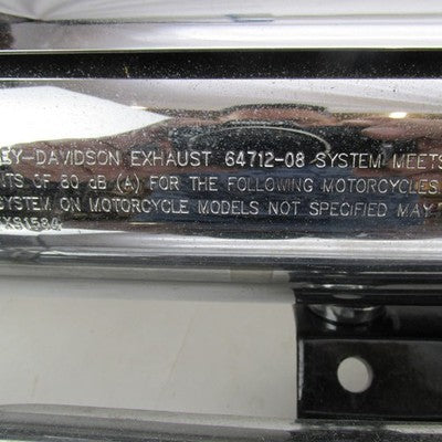 Harley-Davidson OEM Softail Chrome Exhaust System 64711-08 64712-08