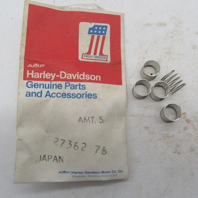Lot of 5 Harley-Davidson OEM NOS AMF Accel Pump Diaphragm Springs 2736