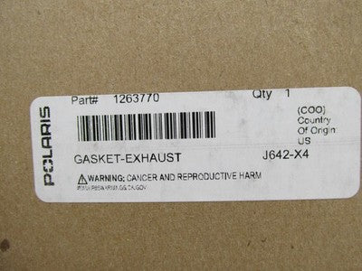 Polaris NOS Geniune OEM Indian Exhaust Gasket 1263770
