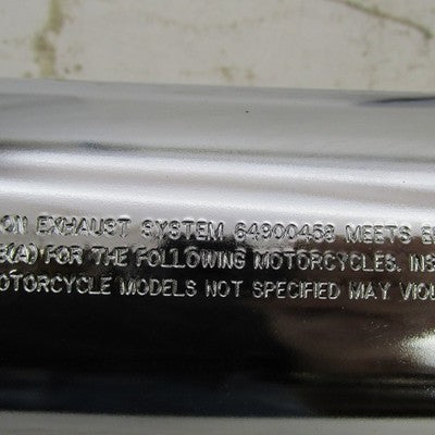 Pair of Harley Davidson OEM 18-28 Softail M8 Slip On Mufflers Chrome 6