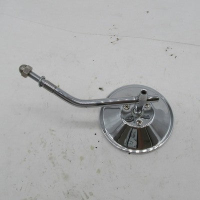 Moto Iron 3" Chrome Round Mirror w/ Stem Harley Sportster Dyna Chopper