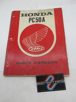 Honda Official Factory 1969 PC50A Motorcycle Parts Catalog