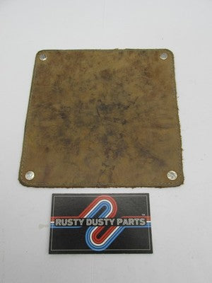 Motorcycle 6"X6" Leather Fender Cover Shop Service Mat Tank Protector
