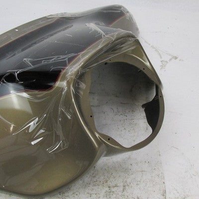 Harley OEM NOS 97-13 Touring Batwing Fairing Vivid Black/Smokey Gold 5