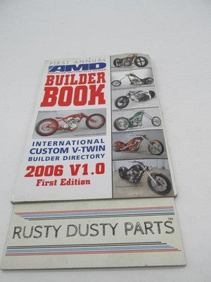 American Motorcycle Dealer AMD 2006 V-Twin Builder Book