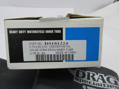 Drag Specialties NOS Heavy Duty 2.75-3 x 21" Inner Tube DS181224
