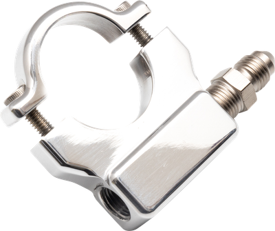 Feuling Oil Pressure Gauge Mount 1.25" Chrome 9056