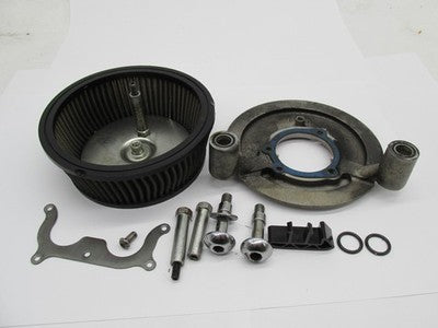 Arlen Ness Harley Davidson Air Cleaner Filter and Backing Plate Set