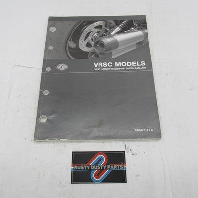 Harley Davidson Genuine 2007 VRSC Models Parts Catalog Factory Manual