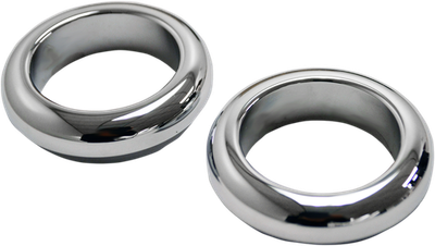 LA Choppers Fork Dust Covers 39mm Chrome LA-7503-39