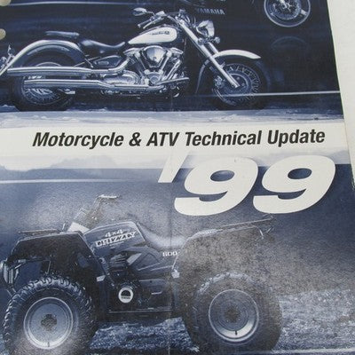Yamaha OEM 1999 Motorcycle & ATV Technical Update Service Manual LIT-1