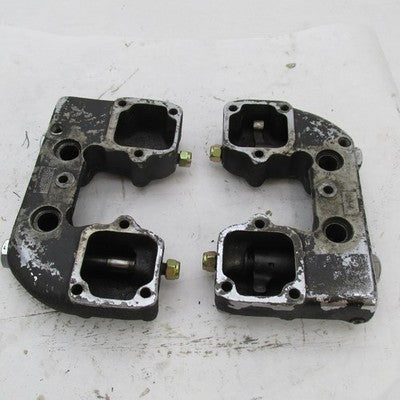Pair Harley OEM 71-85 Ironhead Sportster Black Rocker Boxes 17514-71 1
