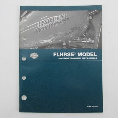 Harley-Davidson Official 2007 FLHRSE3 Model Parts Catalog 99433-07