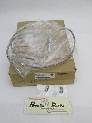 Harley Davidson Genuine NOS Stainless Steal Brake Line Kit FLHR 46026-