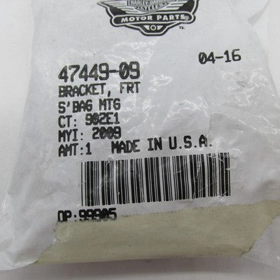 Harley Davidson Genuine NOS Touring Saddlebag Front Bracket 09-12 4744
