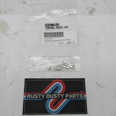 Lot of 5 Harley-Davidson OEM NOS #20 AWG Socket Terminal 69200185