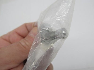 K&L Supply 32-2978 Valve Stem Base, 8mm - 90D Bend - Silver Aluminum