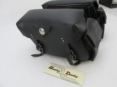Pair of Harley Davidson Universal Motorcycle Synthetic Leather Saddleb