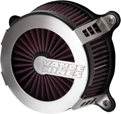 Vance & Hines VO2 Cage Fighter Air Cleaner Brushed 70369