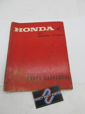 Honda Official Factory 90 Model CT200 Parts Catalog Manual Book