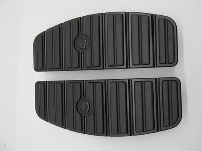 Harley Genuine OEM NOS Willie G Skull Rider Footboard Inserts, Black 5