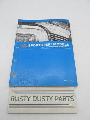 Harley-Davidson Official Factory 2011 Sportster Models Parts Catalog 99451-11A