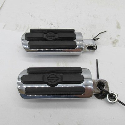 Pair of Harley Davidson Genuine Rubber Ribbed Footpegs Foot Rests 5050