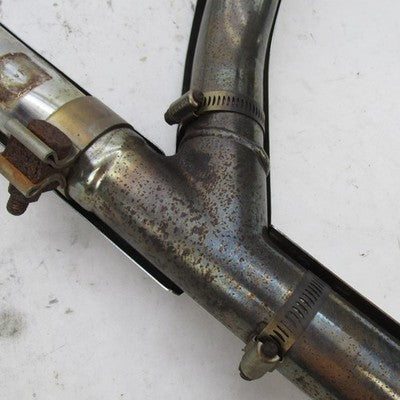 Harley OEM 99-06 FLH Touring Exhaust Header Pipes + Shields 65626-98 6