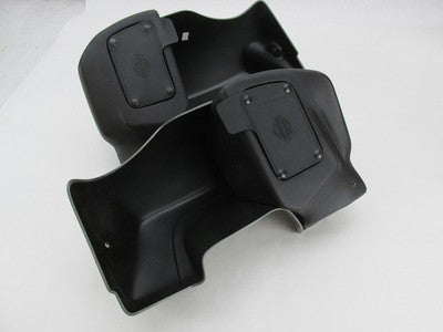Pair of Harley-Davidson Lower Fairing Glove Box Assemblies Gray