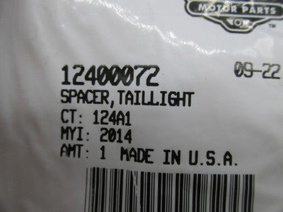 Harley Davidson Genuine NOS Taillight Spacer 12400072