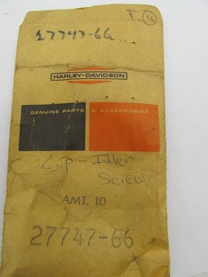 Lot of 13 Harley Davidson Genuine NOS Idle Screw Caps 27747-66