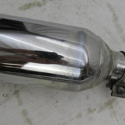 Pair of Harley Davidson Genuine Chrome Mufflers Exhaust Pipes 65539-95