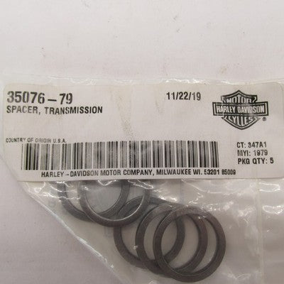 Lot of 5 Harley Davidson Genuine NOS Transmission Shaft Spacer Bearing