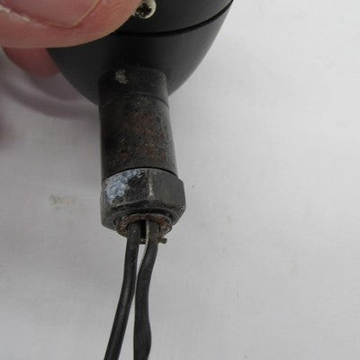 Pair of Black Bullet Aftermarket Turn Signals Amber Indicator Lights