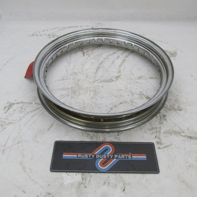 Harley Davidson OEM NOS 19x2.50 Chrome Steel 40-Hole Front Wheel Rim 4