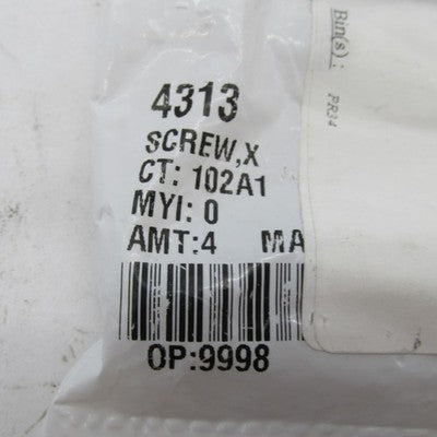 Lot of 2 Harley-Davidson OEM NOS 3/8"-16 x 1-1/4" Torx Screws 4313