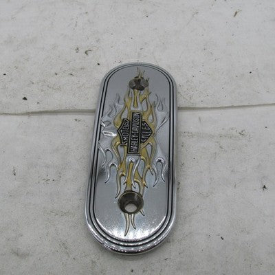 Harley Davidson OEM Transmission End Cover Trim Bar & Shield Gold Flam
