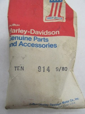Lot of 8 Harley Davidson Genuine NOS Phillips Head Black Screws 914