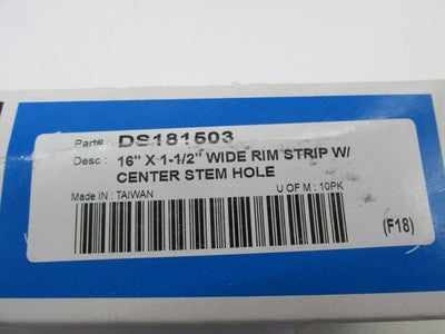 Lot of 8 Drag Specialties 16" X 1.5" Wheel Rim Strips with Center Hole