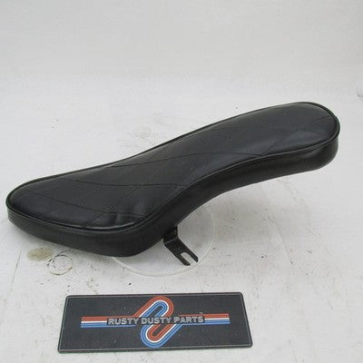 Vtg Selle Giuliari OEM Black Diamond Stitch Chopper Seat Made In Italy
