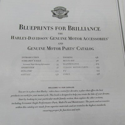 Harley Davidson 1999 Genuine Motor Accessories & Parts Catalog 99557-9
