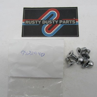 Lot of 7 Genuine Harley-Davidson OEM NOS Flat Head Screws 94229-00