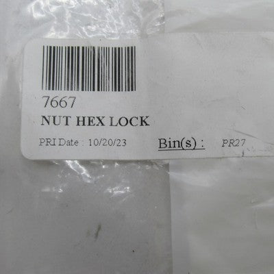 Lot of 11 Harley-Davidson OEM NOS 3/8-16 x 9/32 x 9/16 Hex Lock Nuts 7