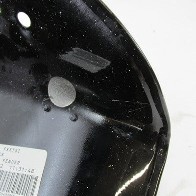 Harley OEM 00-02 Softail FXSTSI Rear Fender Black w/ Burgundy Stripe 5