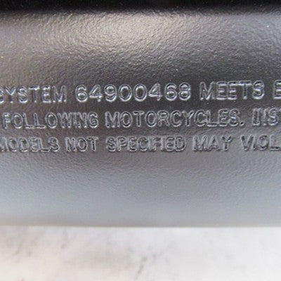 Harley Davidson OEM 12-17 Softail Slim Exhaust System Black 65600049