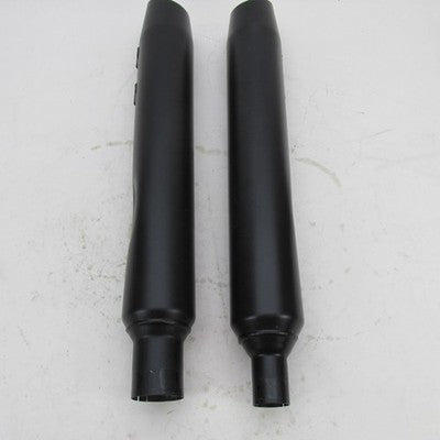 Set of Harley Davidson Genuine Black Stock Mufflers 64900766A 64900765